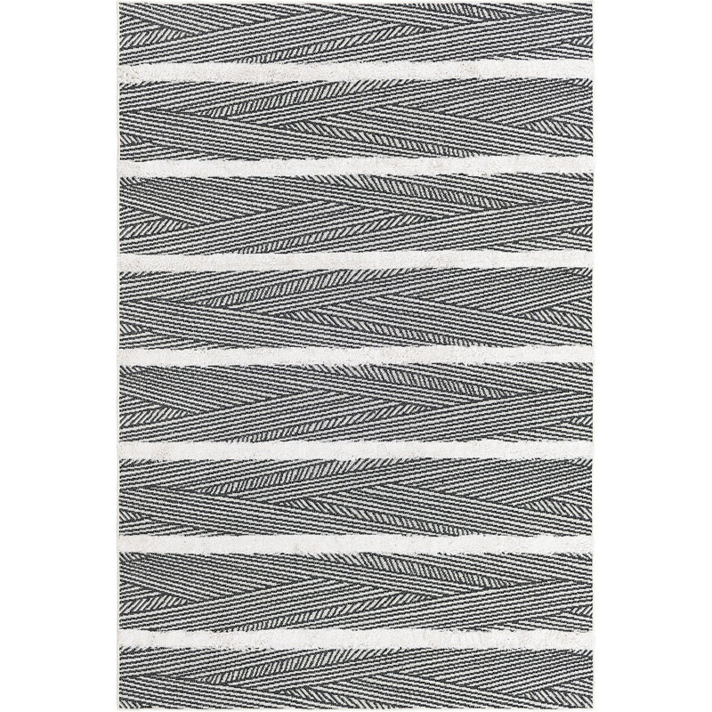 Eiryn Cotton Abstract Indoor Rug, Rectangle 5'3" x 8'