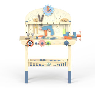 Children Pretend Play Toy Sewing Machine Playset With Ruler