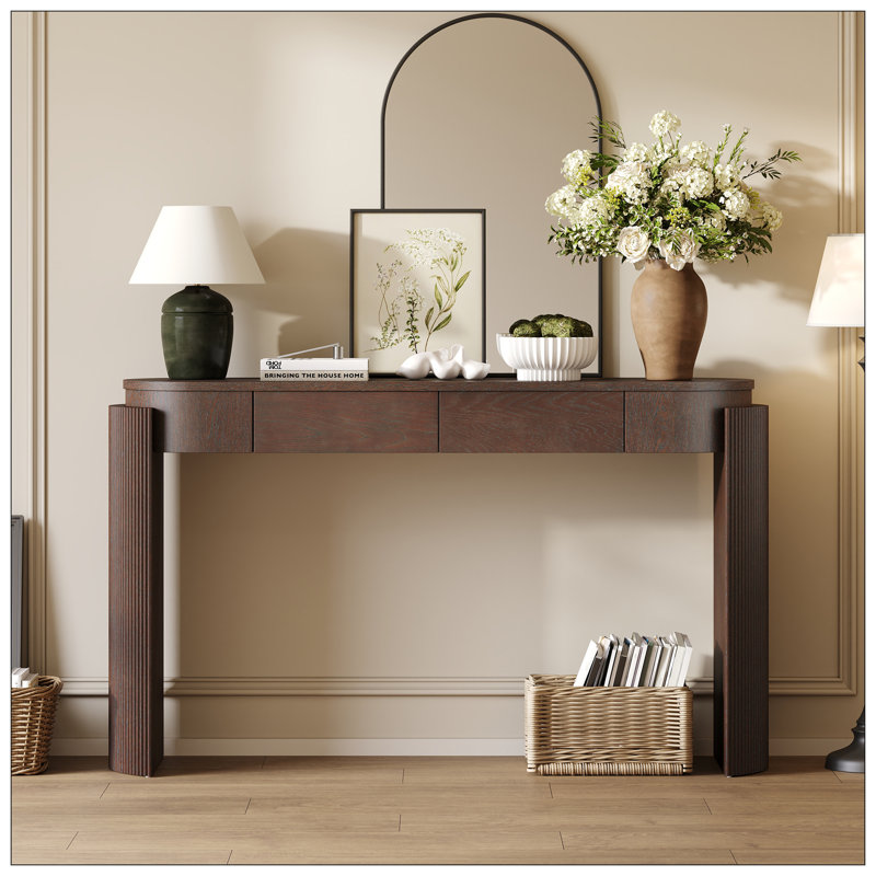 Console Table For Livingroom, Espresso