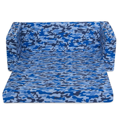Cozee 2-In-1 Extra Wide Convertible Sofa To Lounger-Comfy Flip Open Couch/Sleeper For Kids