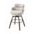 Chenille beige et noyer