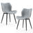 Upholstered Dining Chairs Faux Leather Side Chair with Metal Frame-266236651