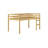 Solid Wooden, Rubber Wooden Twin Loft Bed with Ladder, Bed Platform of Strengthened Slats, Natural-121779874