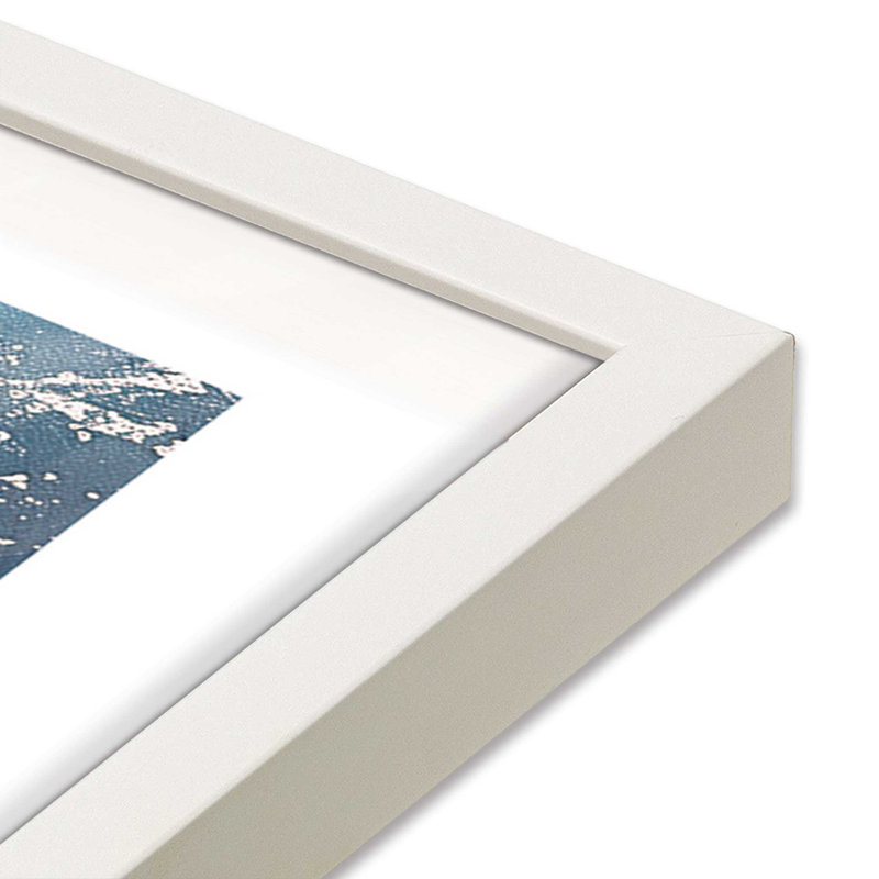 Impression encadrée sur papier, Blanc opaque, H 25 po x l 37 po x P 1,25 po
