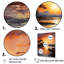 «Lakeside Sunrise Tranquility», reproduction sur toile-257603670-257603671