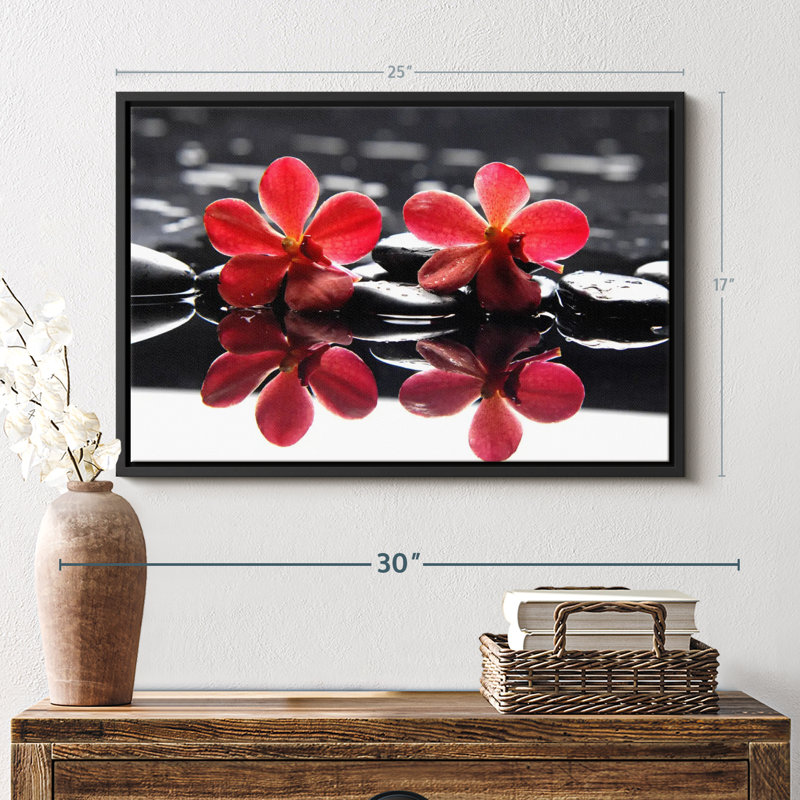«Spa Orchids», reproduction sur toile, H 17 po x l 25 po