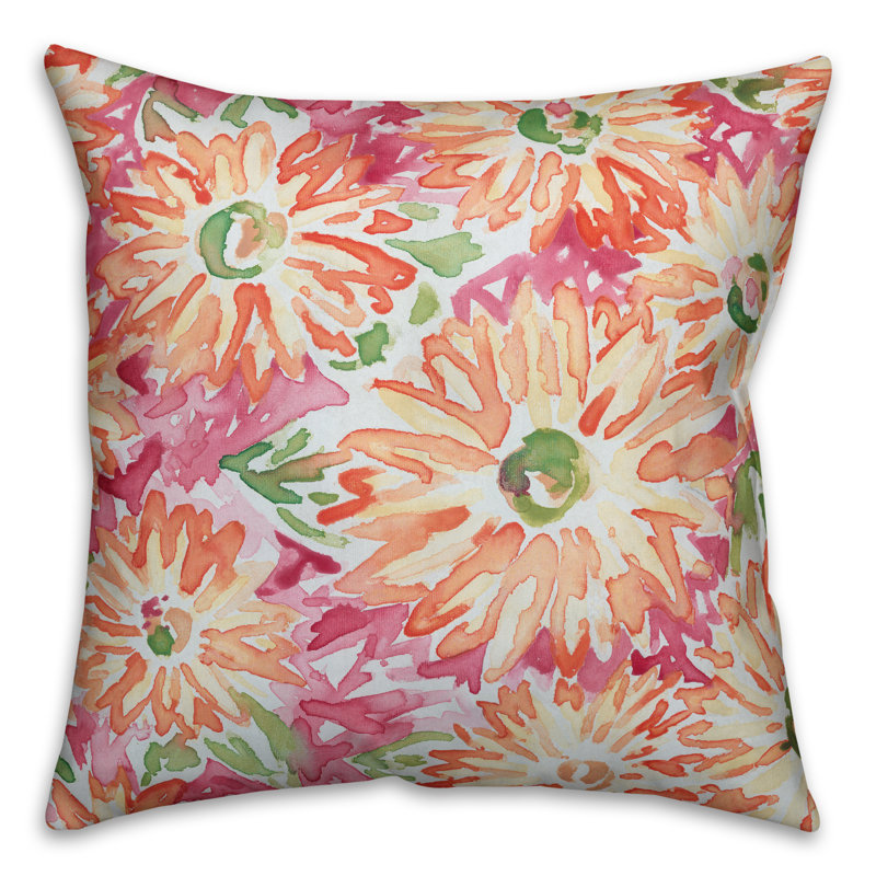 Coussin Vivid Daisy Bouquet