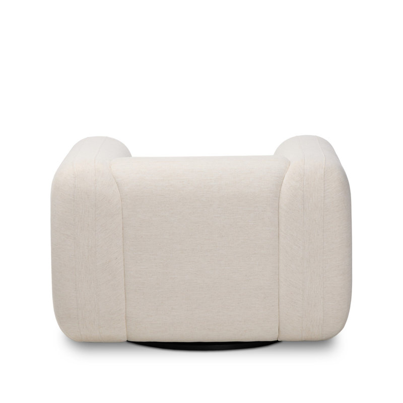 Nara Swivel Armchair, Crypton Nomad Snow