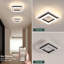 Aweys 1-Light 20cm Square LED Flush Mount Ceiling Light-2112046805-2112046807