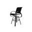 Aruba II Sling Aluminum Frame Balcony Height Swivel Café Chair-411905093-411905202-461073634