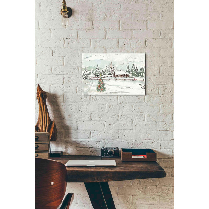 «Seasonal Charm X» par Anne Tavoletti, art mural sur toile, H 12 po x l 18 po x P 0,75 po