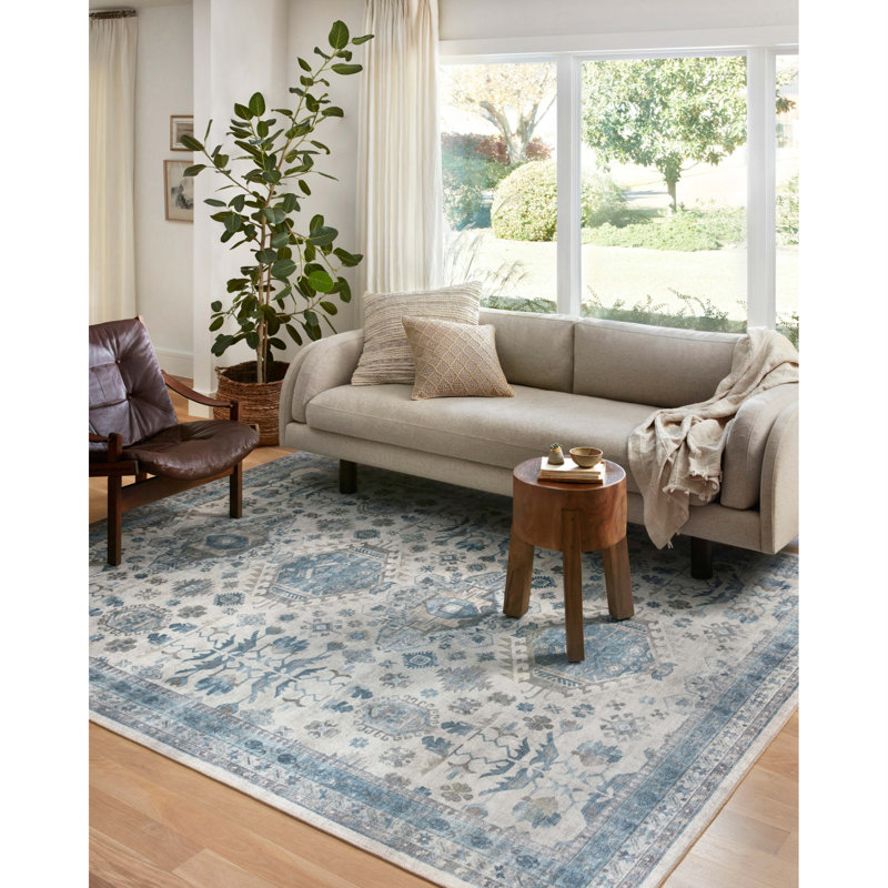 Jujhar Oriental Indoor Rug, Round 7'6"