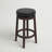 Maya Swivel Upholstered Stool with Solid Wood Frame-853509555-827600392