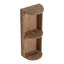 Support de rangement mural pour salle de bain avec tablettes réglables David-1359876593