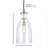 Meeni 1 - Light Brass Bell Pendant-116491901
