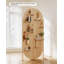 Paravent de chambre ovale en bois massif à 2 panneaux Nordic Style-222719202-222719213