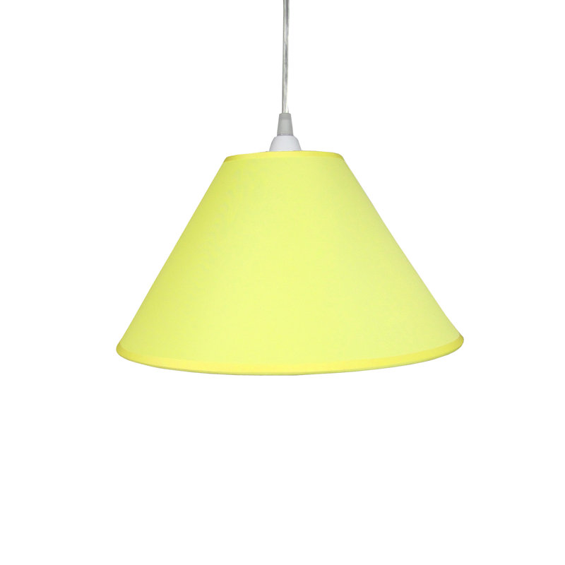 22cm H Cotton Empire Lamp Shade ( Screw On ), Primrose