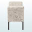 Banc de rangement avec repose-pieds Opulence