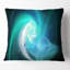 Blue Fractal Abstract - Coussin imprimé abstrait-30617579-30617583