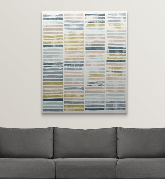 «Brodie-Gael Nature Rows I 'Grace Popp», impression, H 30 po x l 25 po x P 1,5 po, Toile