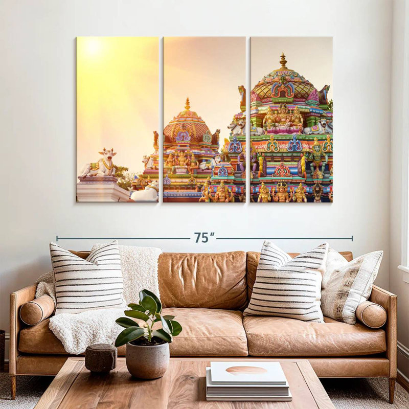 Adella Kapaleeshwarar Temple, 42" H x 65" W