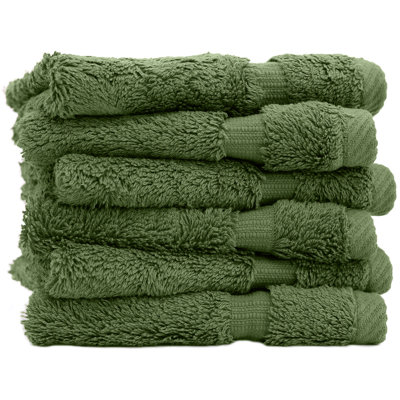 Ensemble de 6 serviettes en coton Wellston