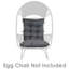 Coussin de remplacement pour chaise d'extérieur-731922450