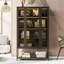 Vitrine en fer exquise avec des fonctionnalités avancées pour la maison et le bureau