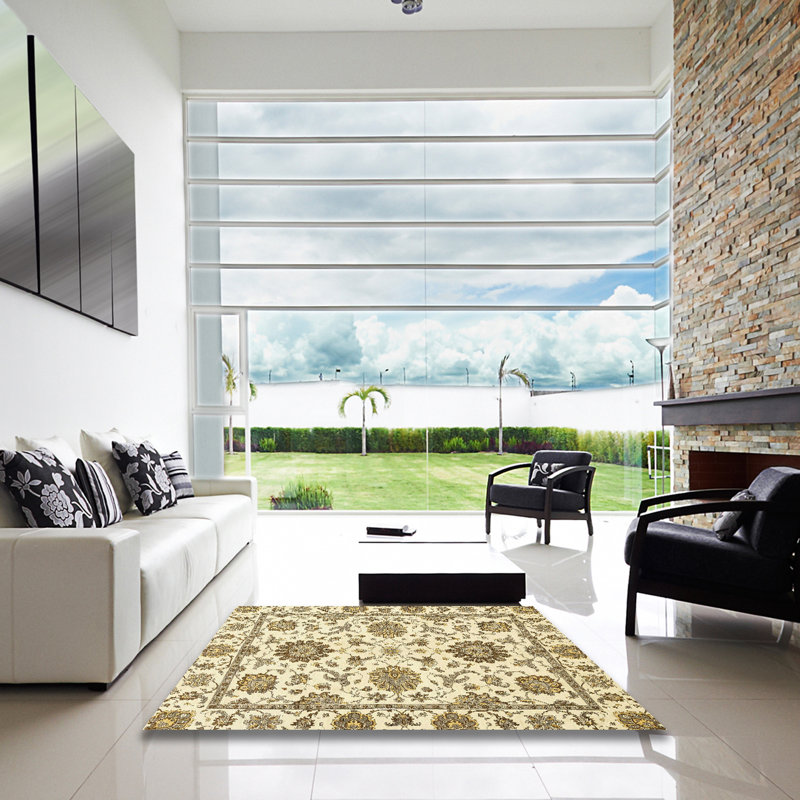 Abdul-Aziz Abstract Indoor Rug, Square 4'