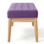Banc repose-pieds, mauve