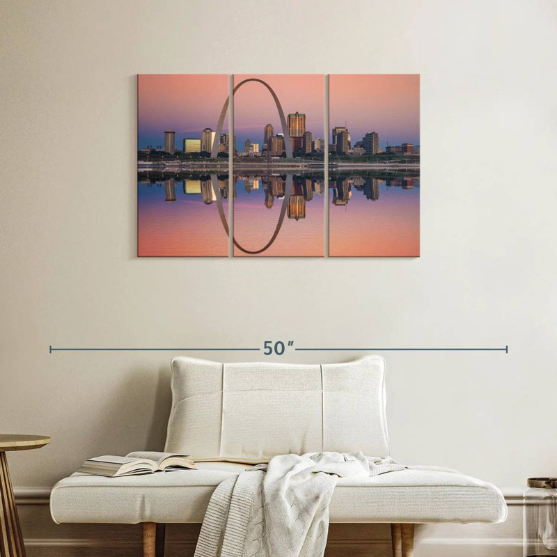 Syd St Louis Skyline, 24" H x 38" W
