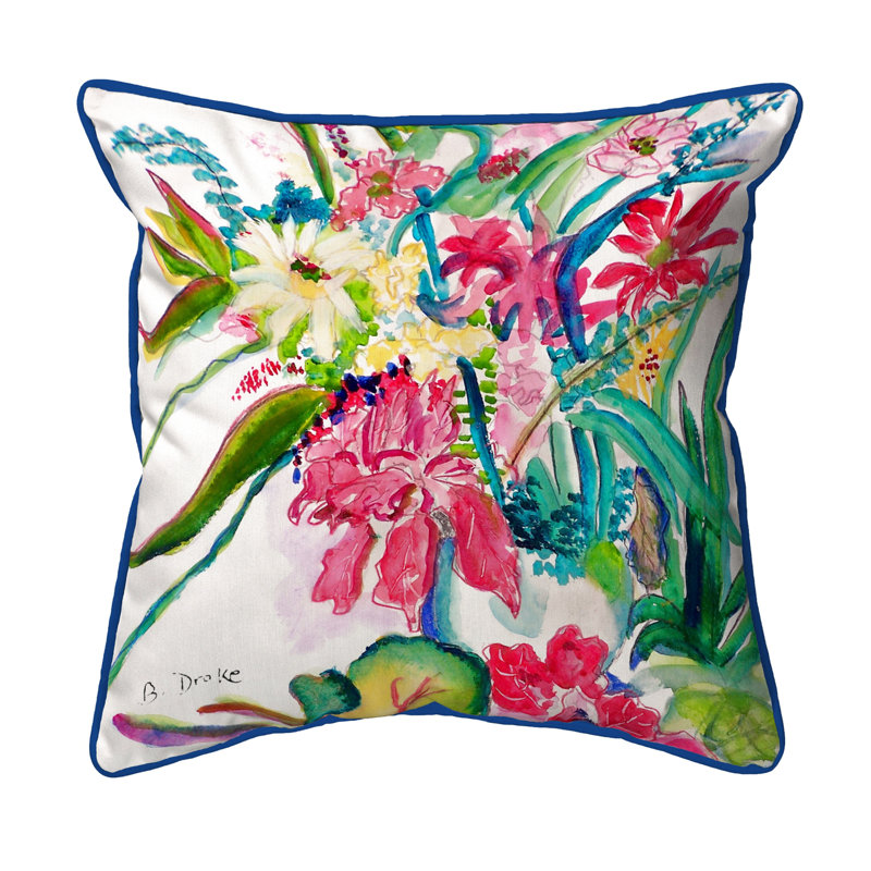 Outdoor Square Pillow Cover & Insert, Square 18"