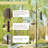 76.7" Premium Metal Bird Feeding Station with 4 Adjustable Hooks & Water Bowl