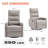 Manual Recliner Chair With Rocker And Swivel In Fabric For Living Room-2065767864