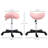 Aryss Adjustable Height Salon Stool with Wheels