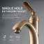 Robinet pour salle de bain à poignée simple avec drain-92395936