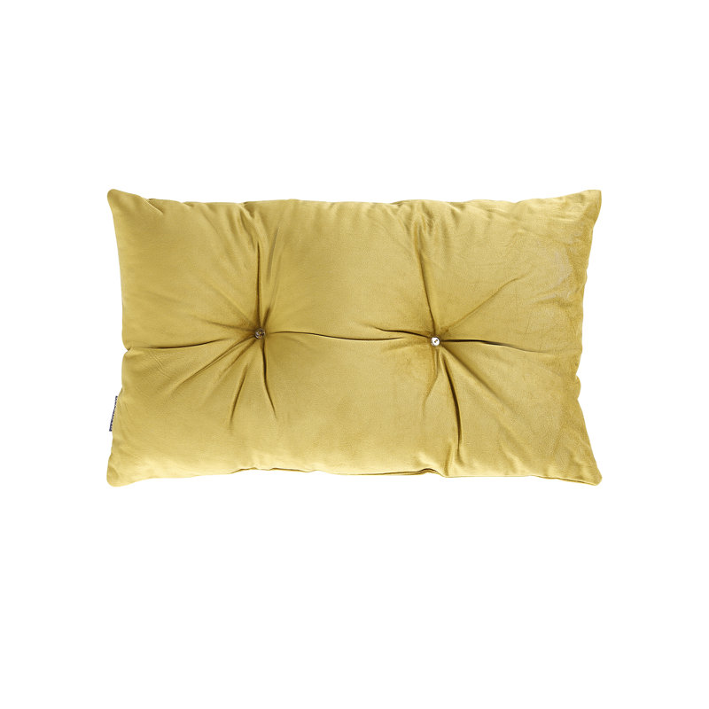 Rectangular Throw Cushion, Yellow