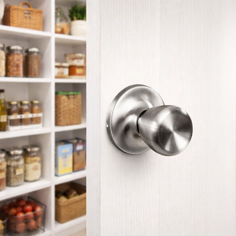 Faux bouton de porte Terrace, Nickel satiné