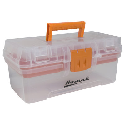 Plastic Transparent 12" Tool Box