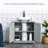 Bathroom Cabinet, Pedestal Sink Storage Cabinet, Vanity Base Cabinet, Under Sink Bathroom Cabinet With U-Shape Cut-Out And Adjustable Internal Shelf