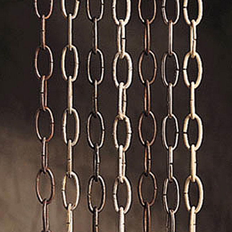 Chaîne d'accessoires, Argent brossé et or