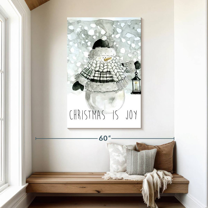 Lelend Christmas Is Joy, H 48 po x l 32 po