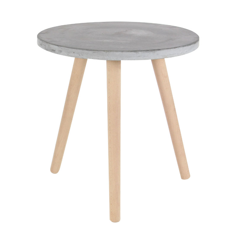 Table de bout en fer, Gris