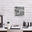 «London Map Black» par Laura Marshall, art mural sur toile