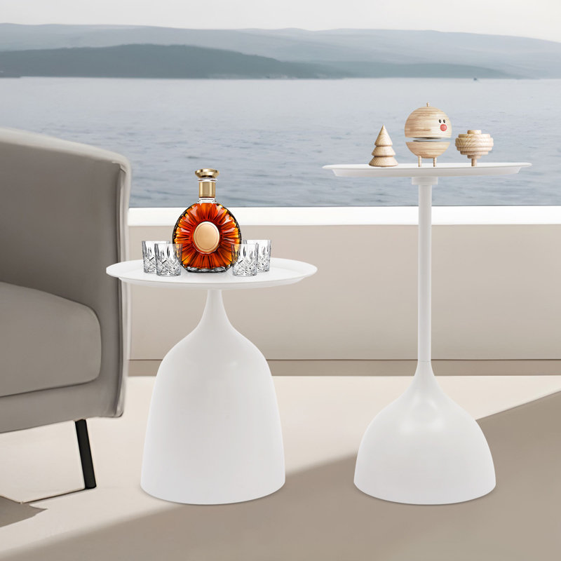 End Table Set, White