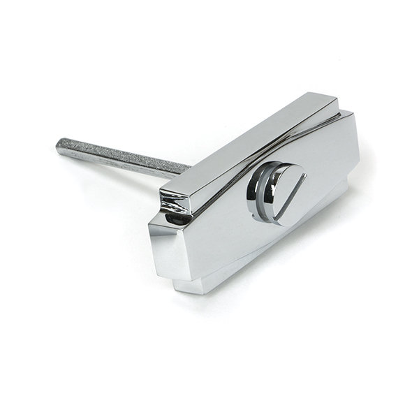 Art Deco Thumbturn, Polished Chrome