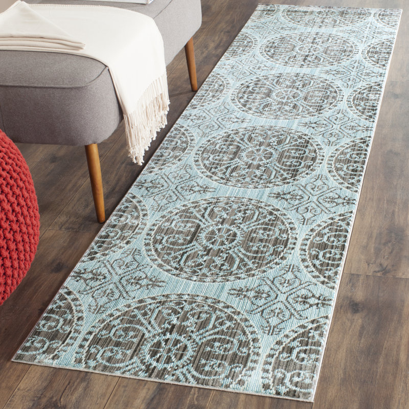 Vidrio Valencia Performance Geometric Rug, Runner 2'3" x 8'