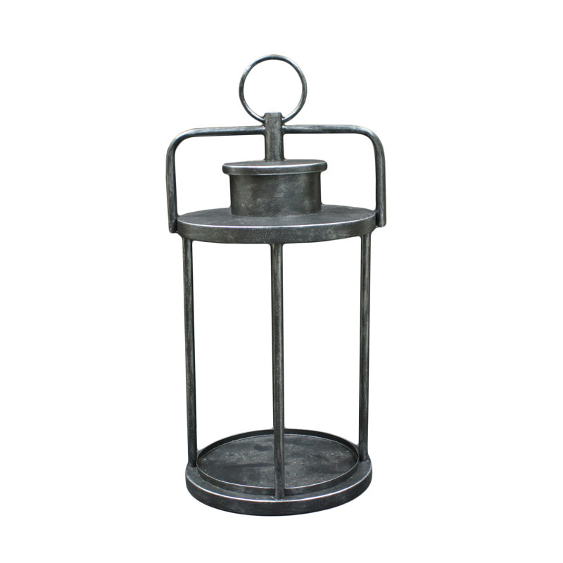 Barlow - Hanging Aluminum Lantern, 20" H x 11.5" W x 10.5" D