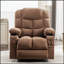 Fauteuil inclinable de massage surdimensionné avec 2 porte-gobelets, force et position réglables, améliorant la circulation sanguine et le confort-542988846