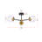 Caisha Glass Semi Flush Mount-61751730-61751731